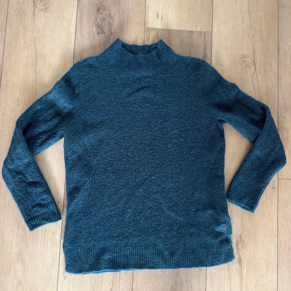 Old Navy Teal Cowl Neck Sweater